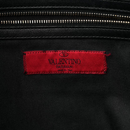 Valentino Garavani Vitello Rockstud Hobo Black 6 of 12