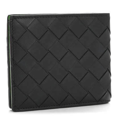 Bottega Veneta Nappa Maxi Intrecciato Bi-Fold Wallet Black 3 of 10