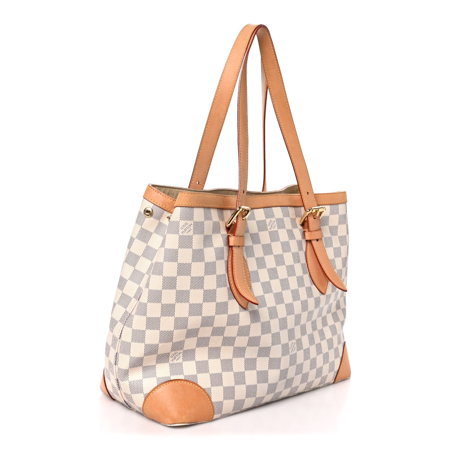 Louis Vuitton Damier Azur Hampstead MM 3 of 9