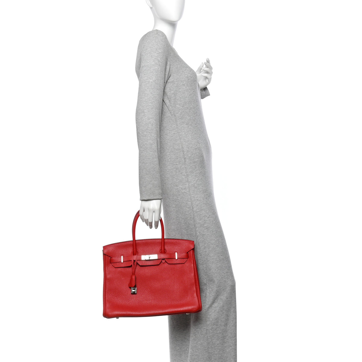 Hermes Togo Birkin 35 Rouge Casaque 2 of 11
