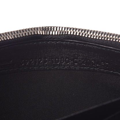 Balenciaga Saffiano Square Check Wallet Black White 8 of 8