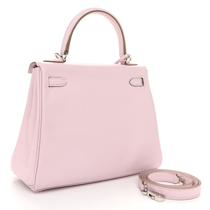 Hermes Swift Kelly Retourne 25 Mauve Pale 3 of 11