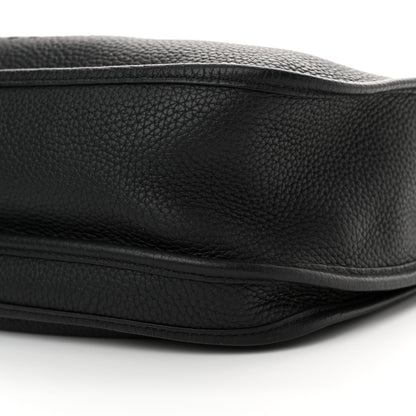 Hermes Taurillon Clemence Evelyne III GM Black 10 of 10