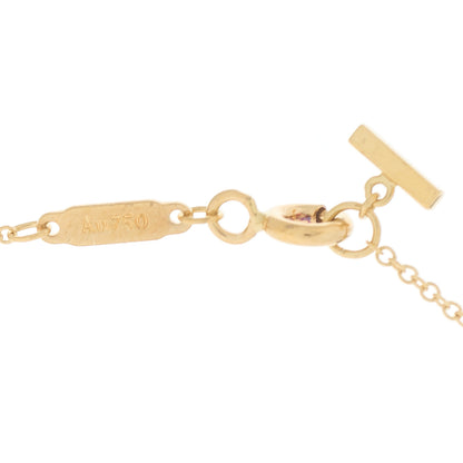 Tiffany 18K Yellow Gold Mini T Smile Pendant Necklace 5 of 5