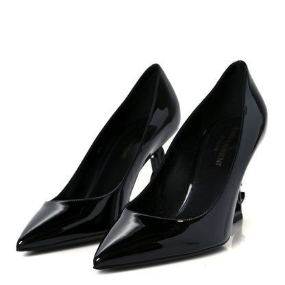 Saint Laurent Patent Opyum 85 Pumps 37.5 Black 4 of 10