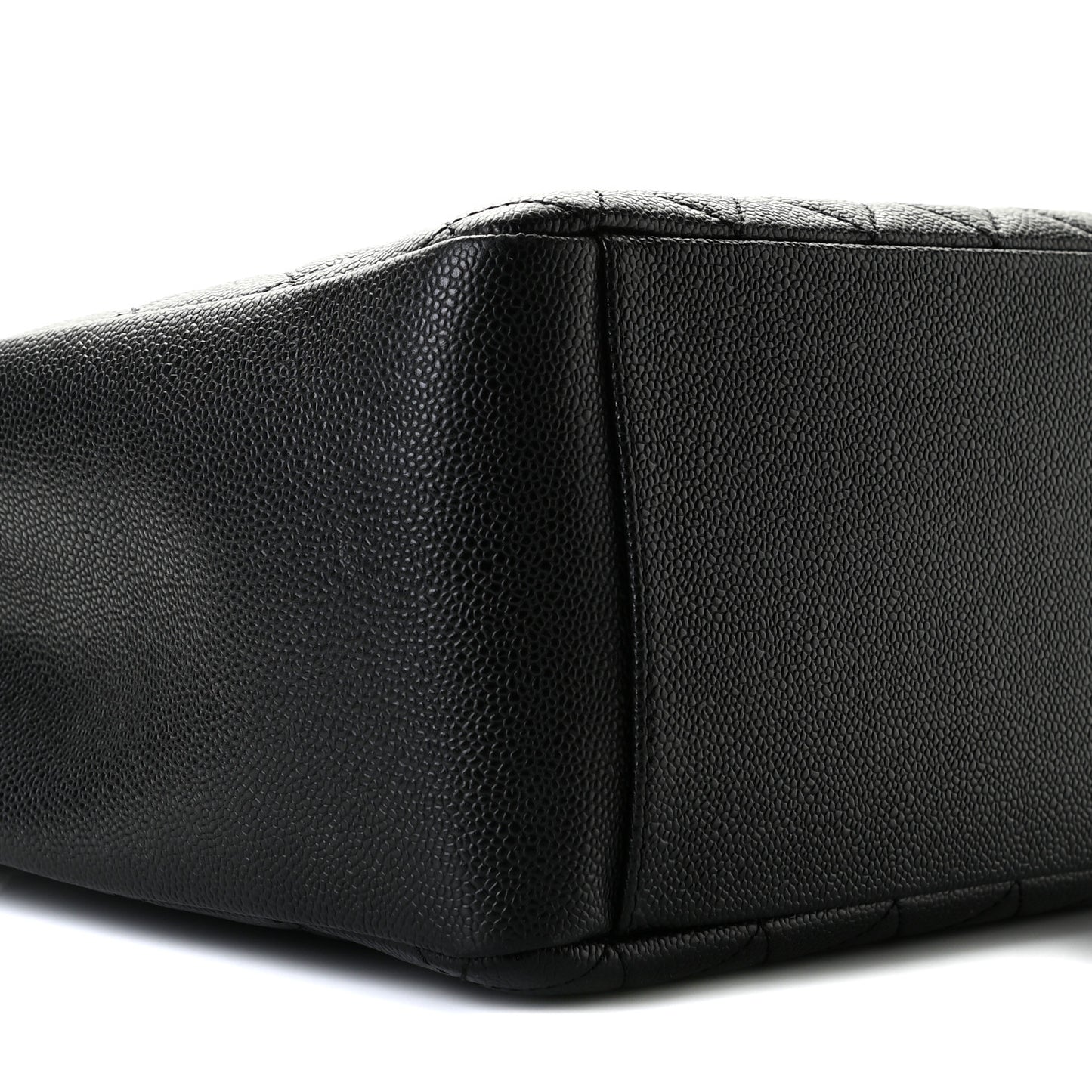 Caviar Quilted Grand Shopping Tote GST Black
