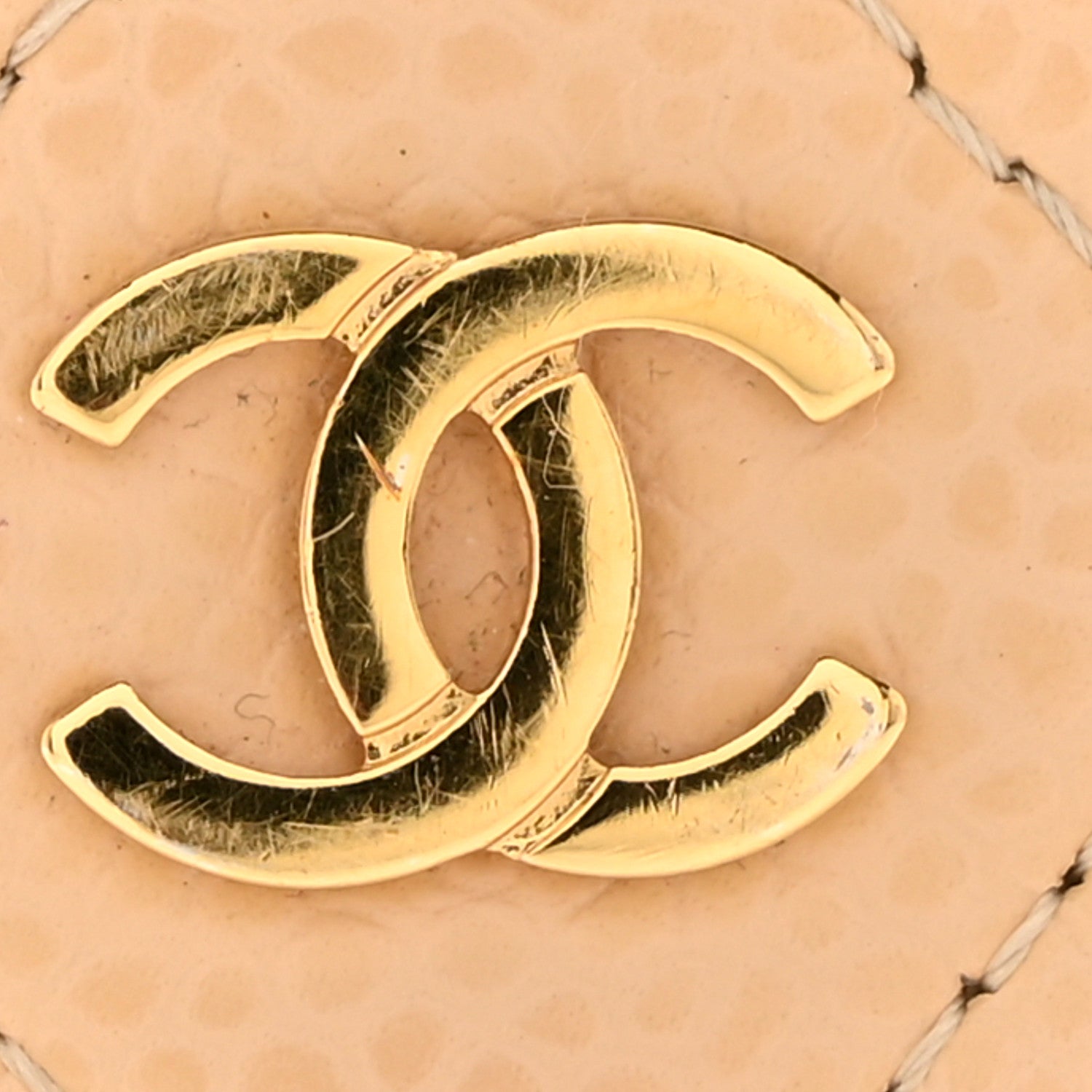 Chanel Caviar Quilted Card Holder Beige 11 of 12