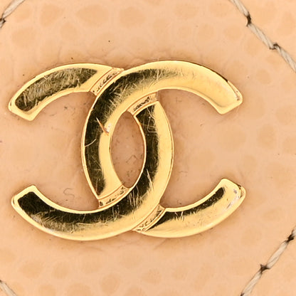Chanel Caviar Quilted Card Holder Beige 11 of 12