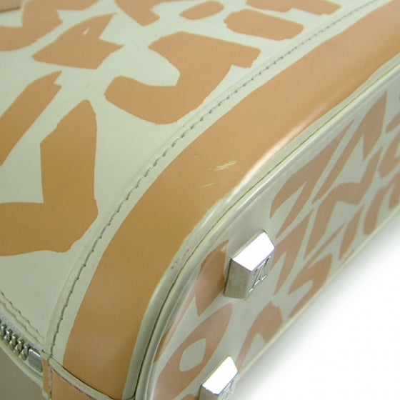 Louis Vuitton Graffiti Alma MM Peach 6 of 11