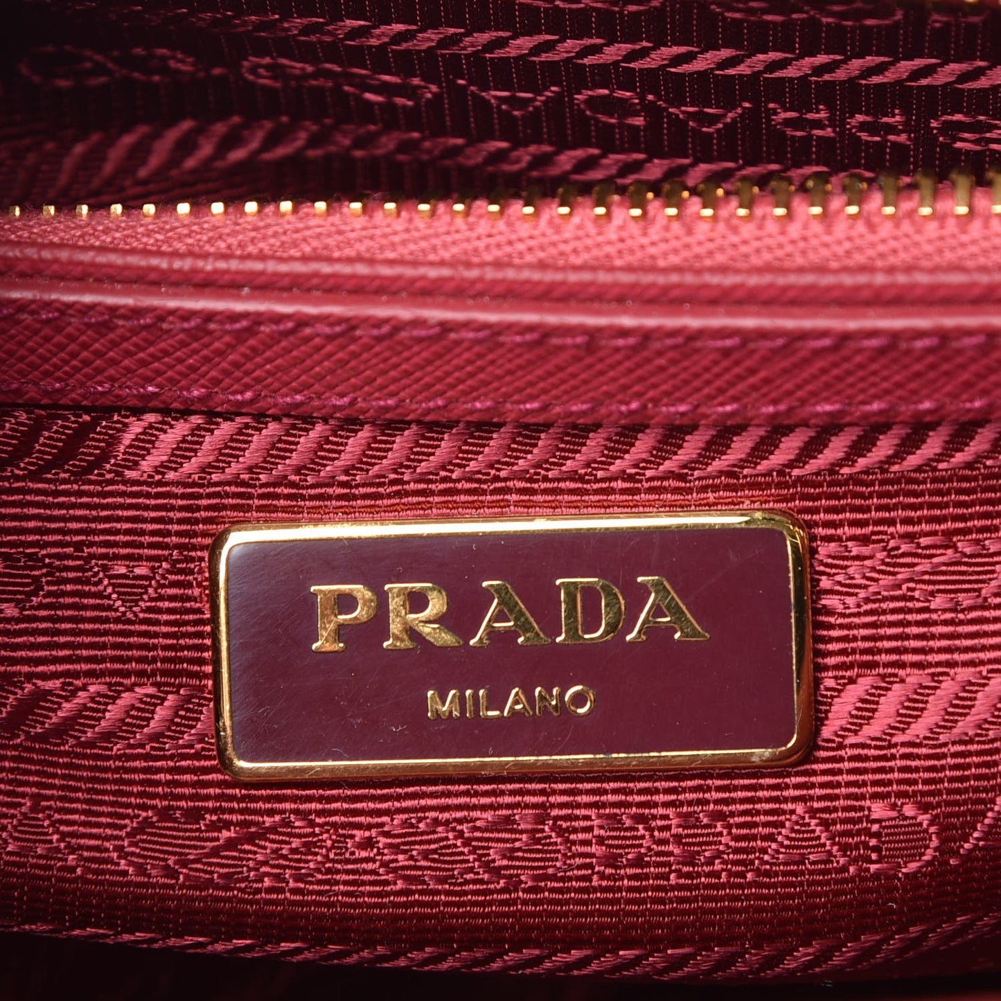 Saffiano Mini Galleria Double Zip Tote Peonia