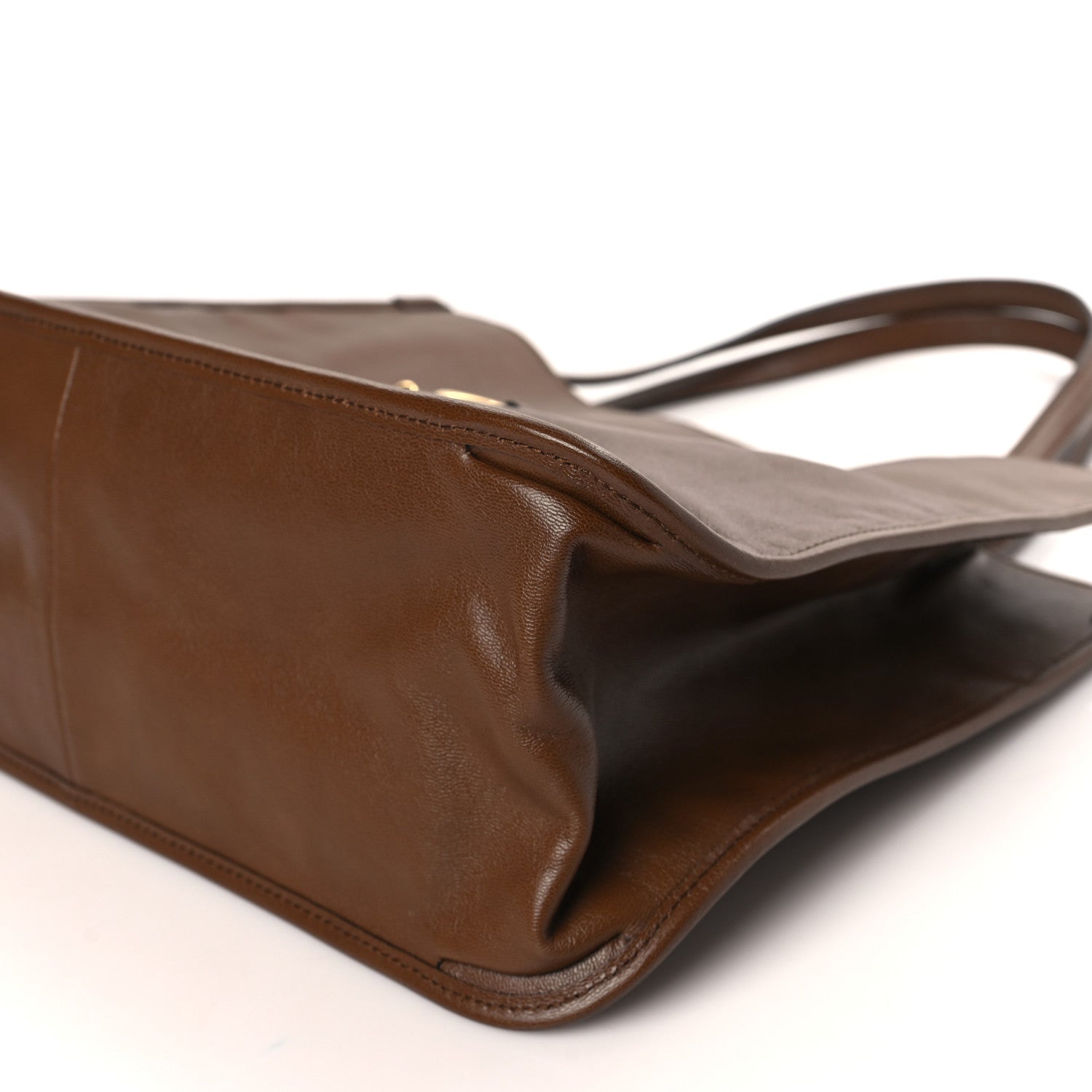 Gucci New Sakai Calfskin Lux Horsebit 1955 Tote Bag Brown Sugar 9 of 9