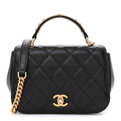Chanel Caviar Mini Carry Around Flap Bag Black 1 of 11