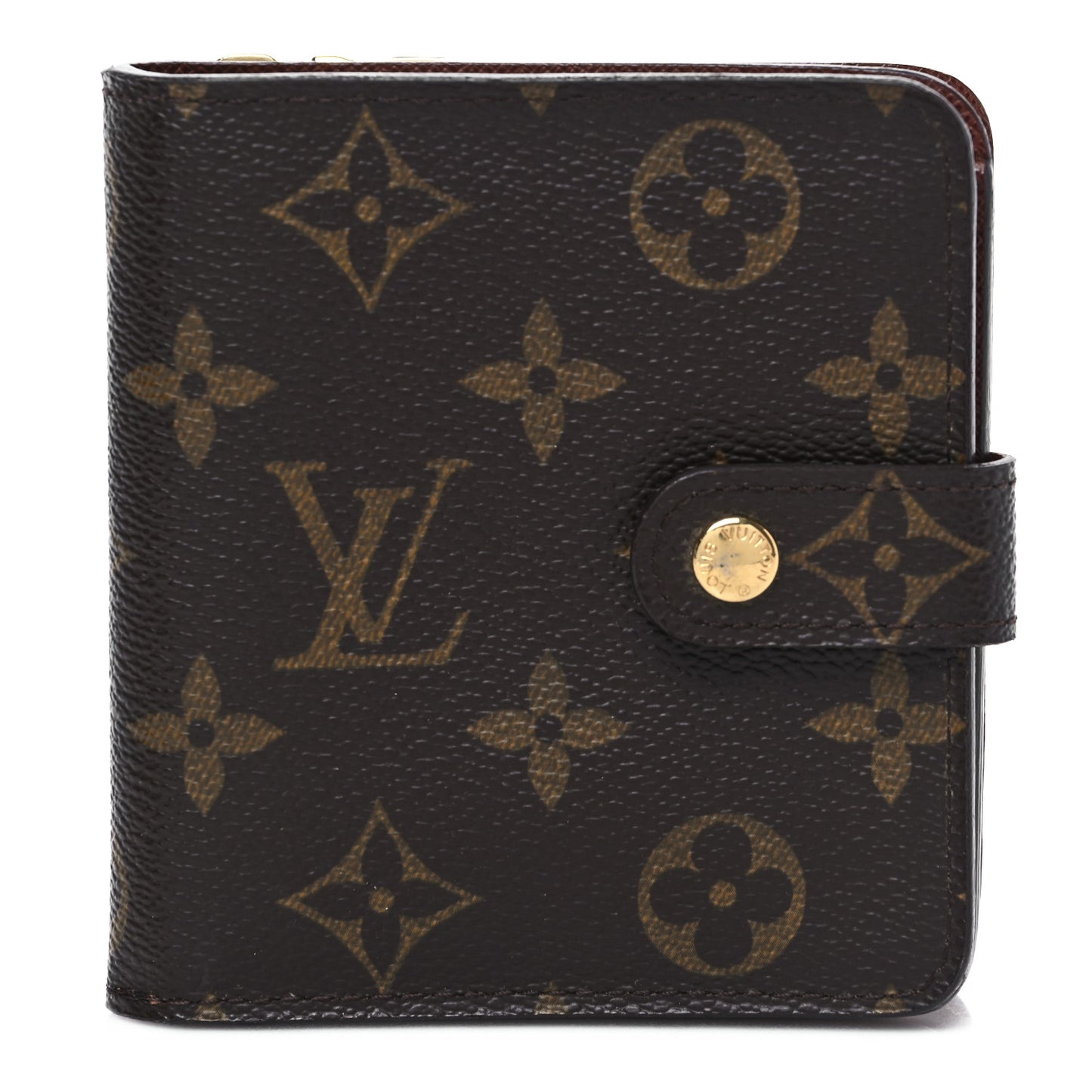 Monogram Compact Zippe Zipped Wallet