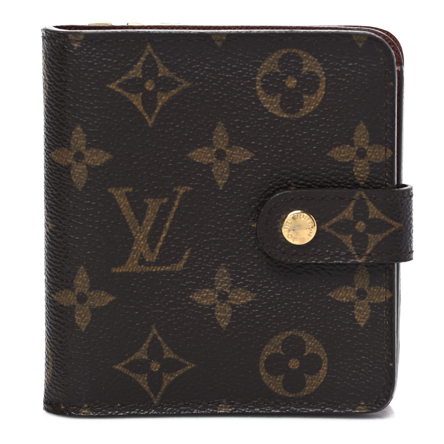 Louis Vuitton Monogram Compact Zippe Zipped Wallet 1 of 9