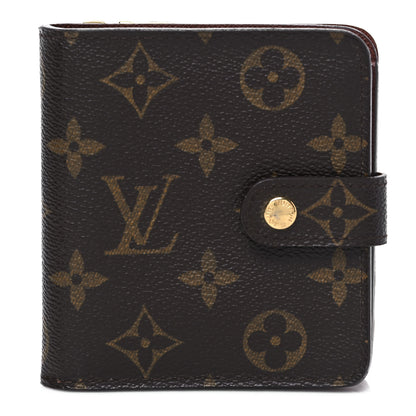 Louis Vuitton Monogram Compact Zippe Zipped Wallet 1 of 9