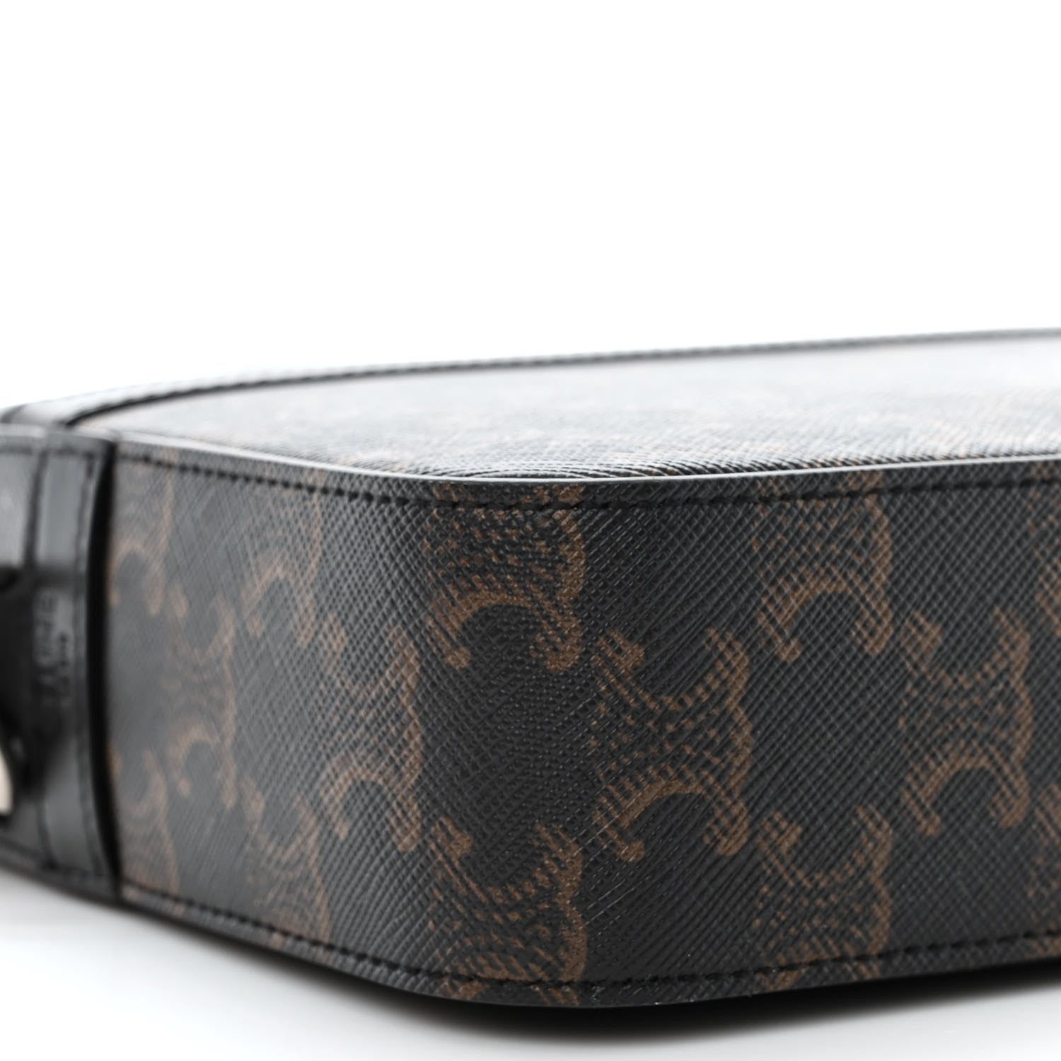 Celine Triomphe Canvas Small Messenger Bag Black 10 of 12