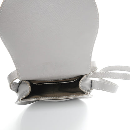 Chloe Calfskin Mini Marcie Round Crossbody Bag Cashmere Grey 5 of 8