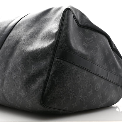 Louis Vuitton Monogram Eclipse Keepall Bandouliere 55 9 of 13