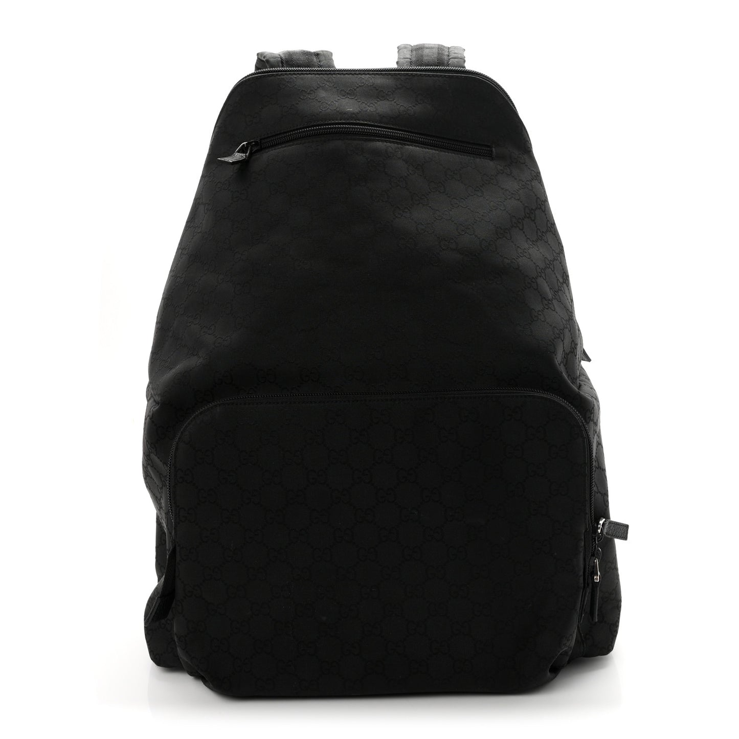 Nylon Monogram Medium Backpack Black