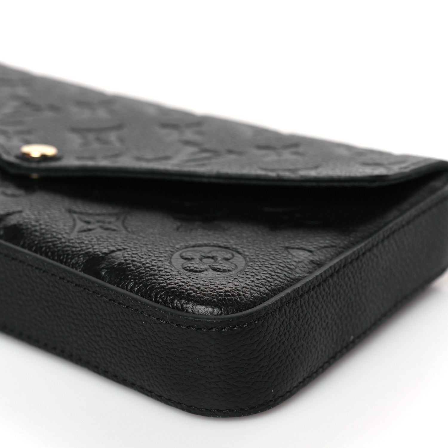 Louis Vuitton Empreinte Pochette Felicie Chain Wallet Black 8 of 9