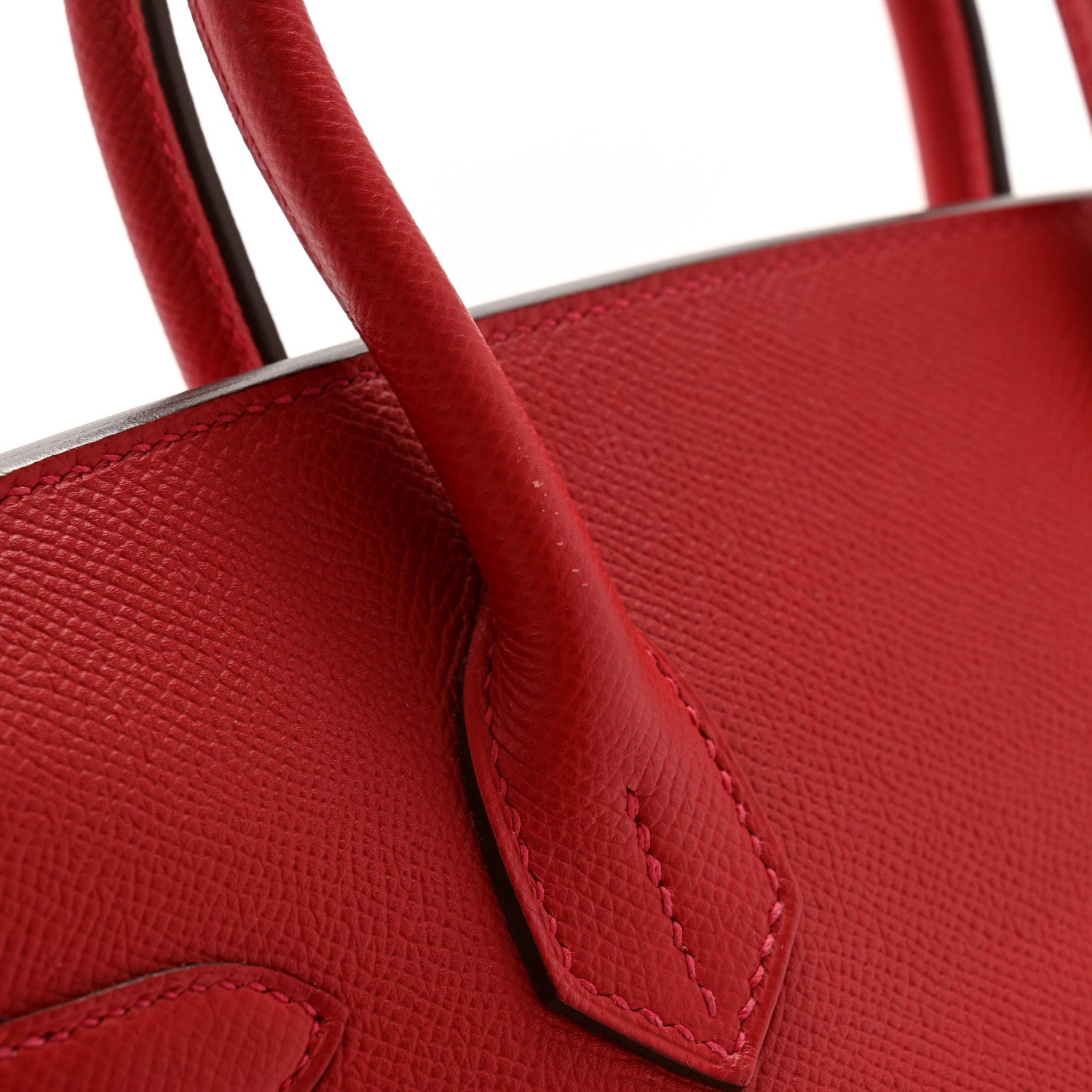 Hermes Epsom Birkin 30 Rouge Casaque 12 of 14