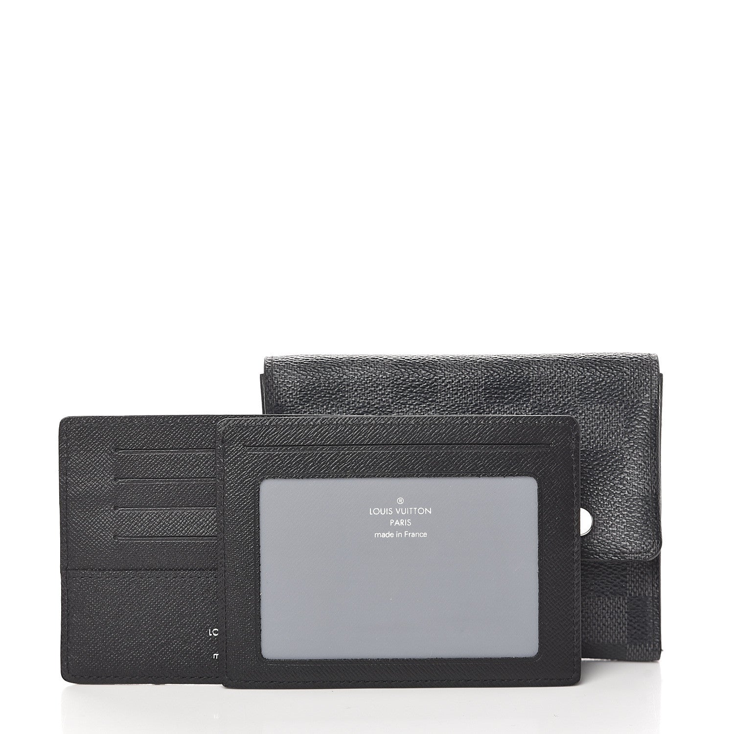 Louis Vuitton Damier Graphite Compact Modulable Wallet 2 of 6
