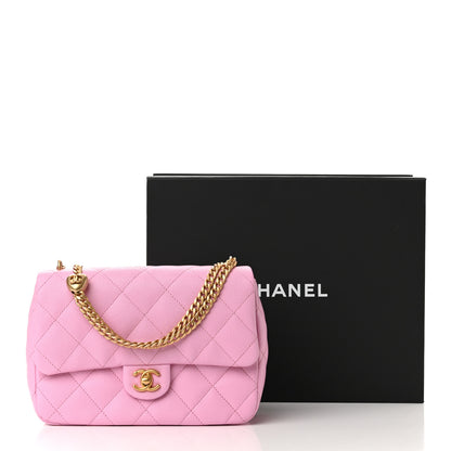 Chanel Caviar Quilted Sweetheart Flap Pink 11 of 11