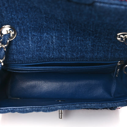 Chanel Denim Braided Mini Rectangular Flap Bag Blue 5 of 11