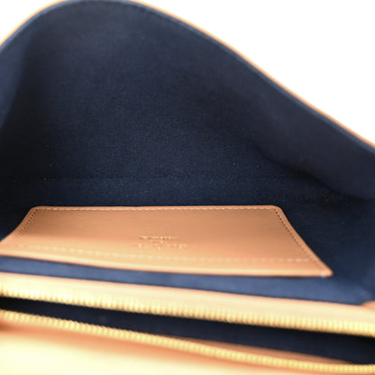 Louis Vuitton Lambskin Embossed Monogram Pochette Coussin Camel 5 of 9