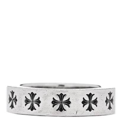 Chrome Hearts Sterling Silver Cross CH Forever Spacer Ring 57 8 3 of 5