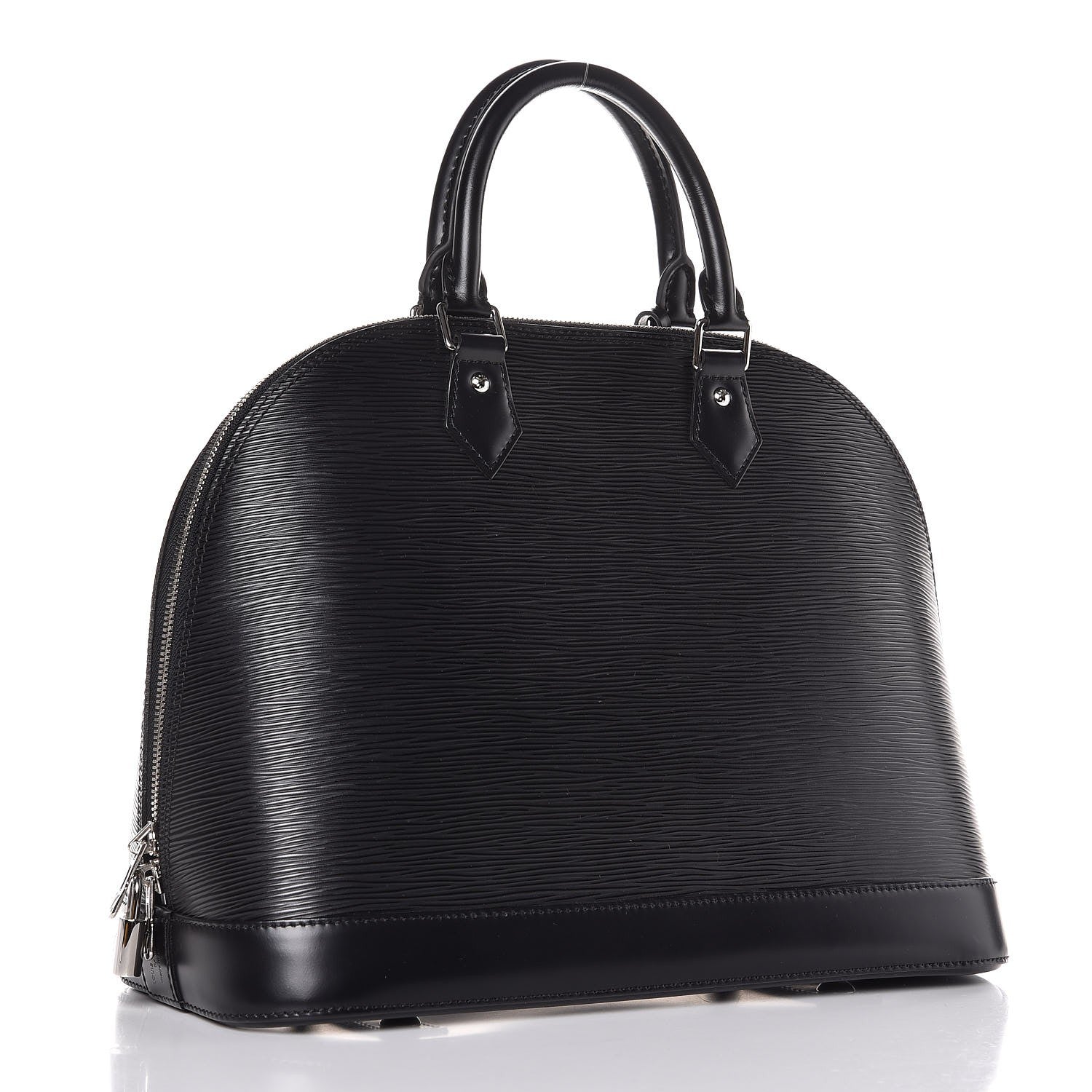 Louis Vuitton Epi Alma MM Black 3 of 8