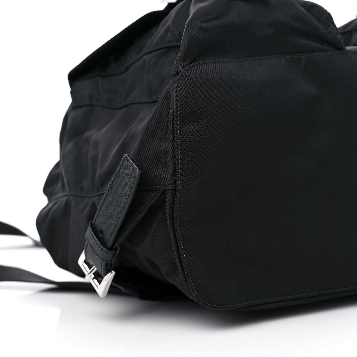 Prada Tessuto Nylon Saffiano Medium Backpack Black 7 of 8