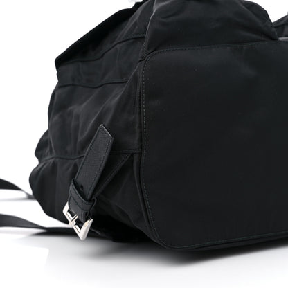 Prada Tessuto Nylon Saffiano Medium Backpack Black 7 of 8