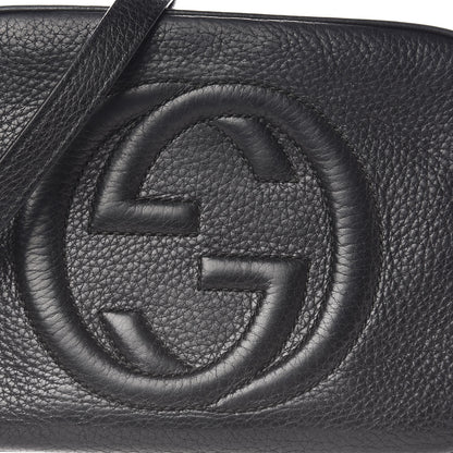 Gucci Pebbled Calfskin Small Soho Disco Bag Black 15 of 23