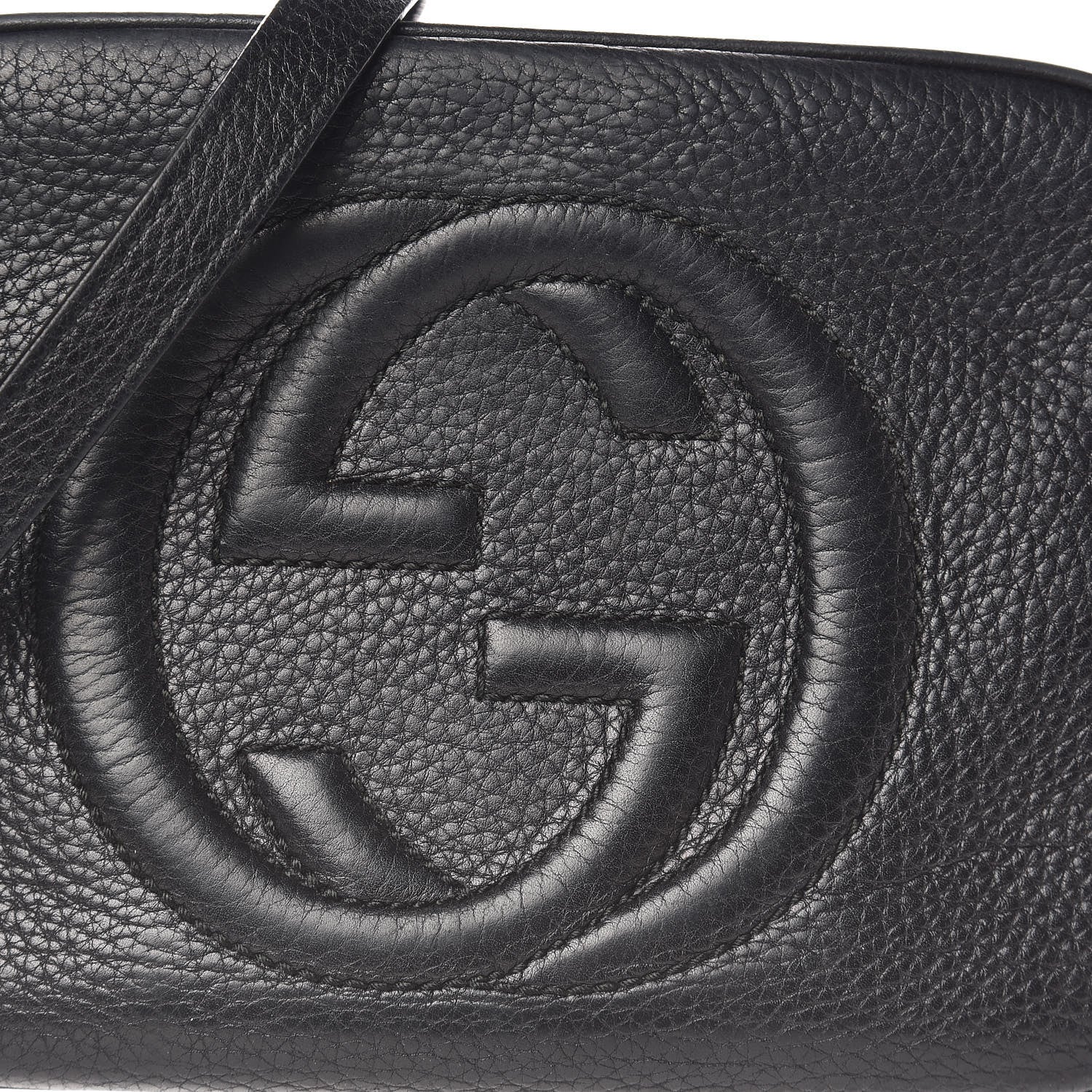 Gucci Pebbled Calfskin Small Soho Disco Bag Black 15 of 23