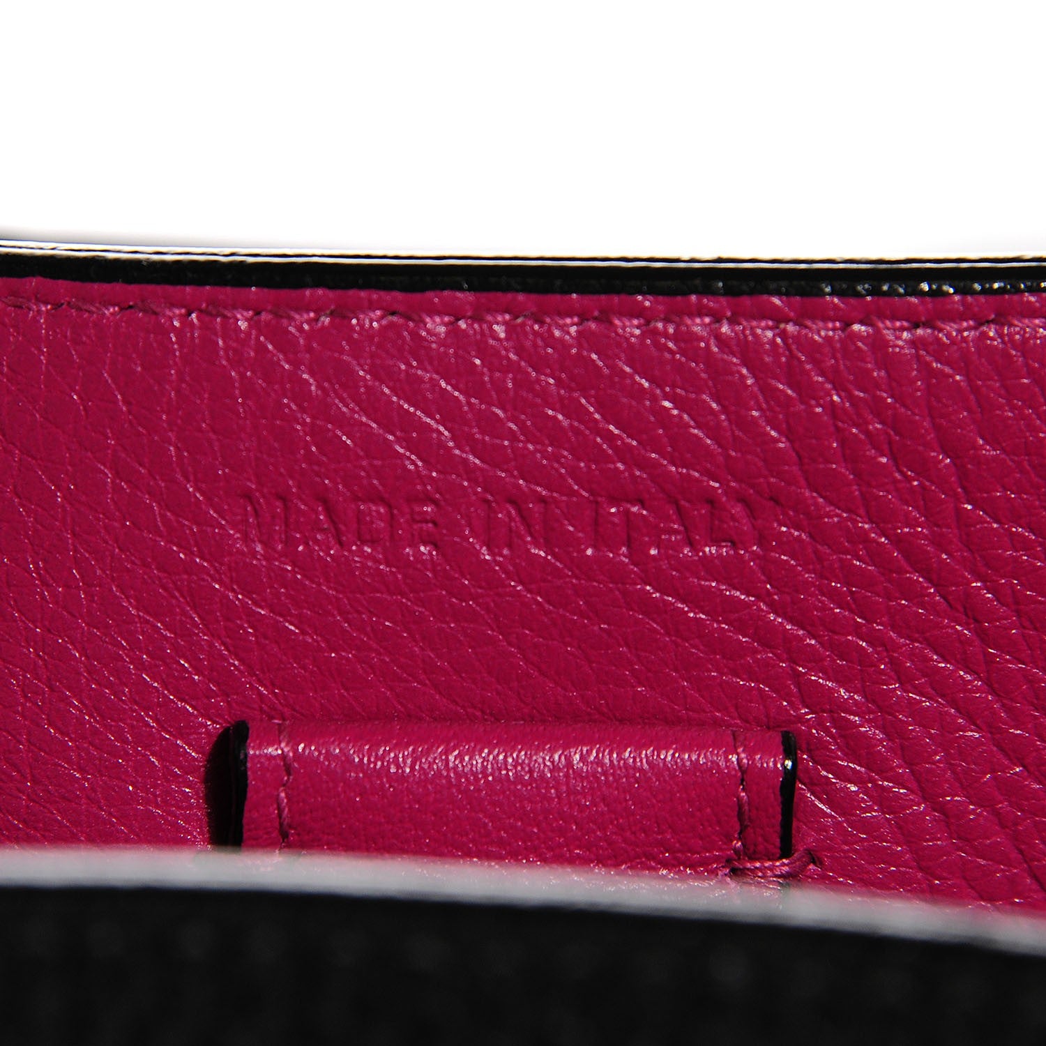 Christian Dior Bullcalf Small Diorissimo Tote Black Rose Indien 17 of 18