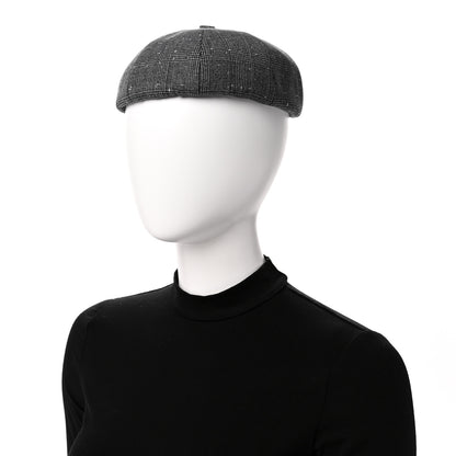 Christian Dior Wool Blend Prince of Whales Cap M Grey 2 of 9