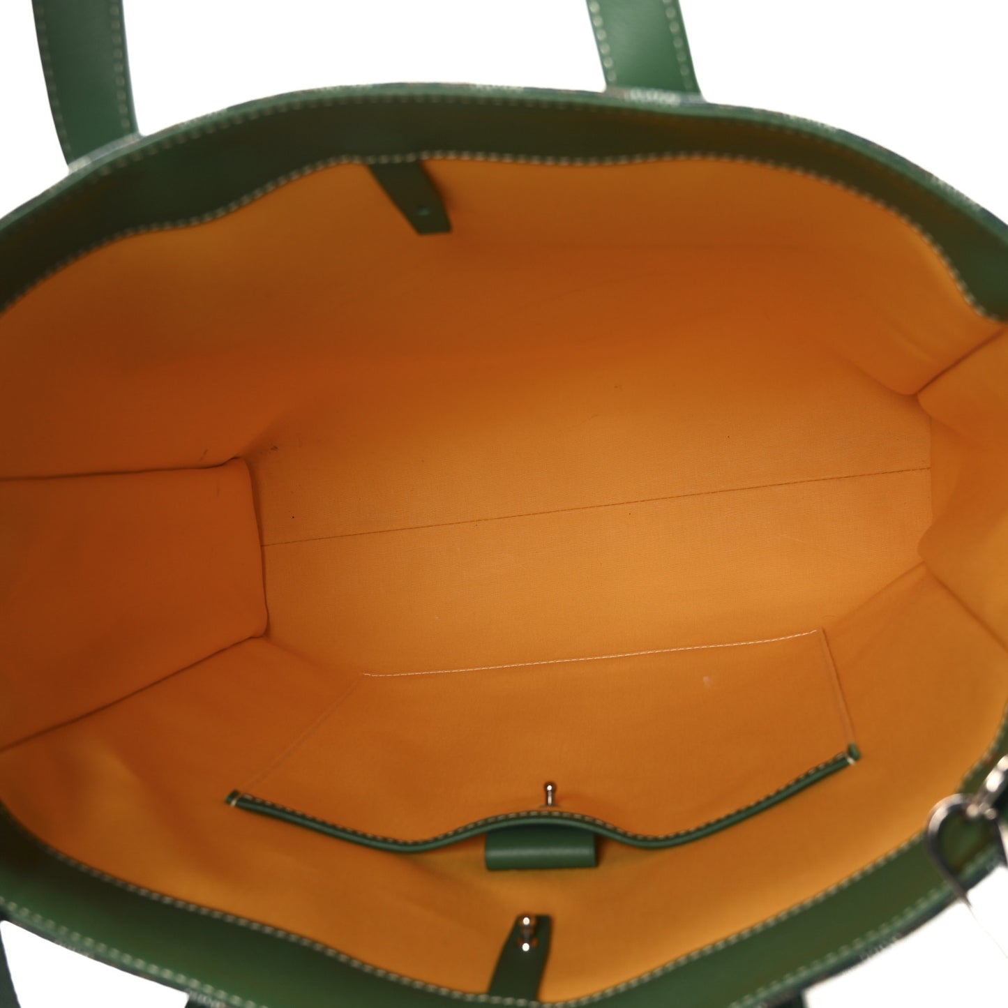Goyardine Voltaire III Tote Green