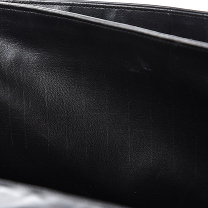 Chanel Lambskin Quilted Briefcase Laptop Bag Black 10 of 15