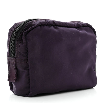 Prada Nylon Tessuto Cosmetic Pouch Purple 3 of 9