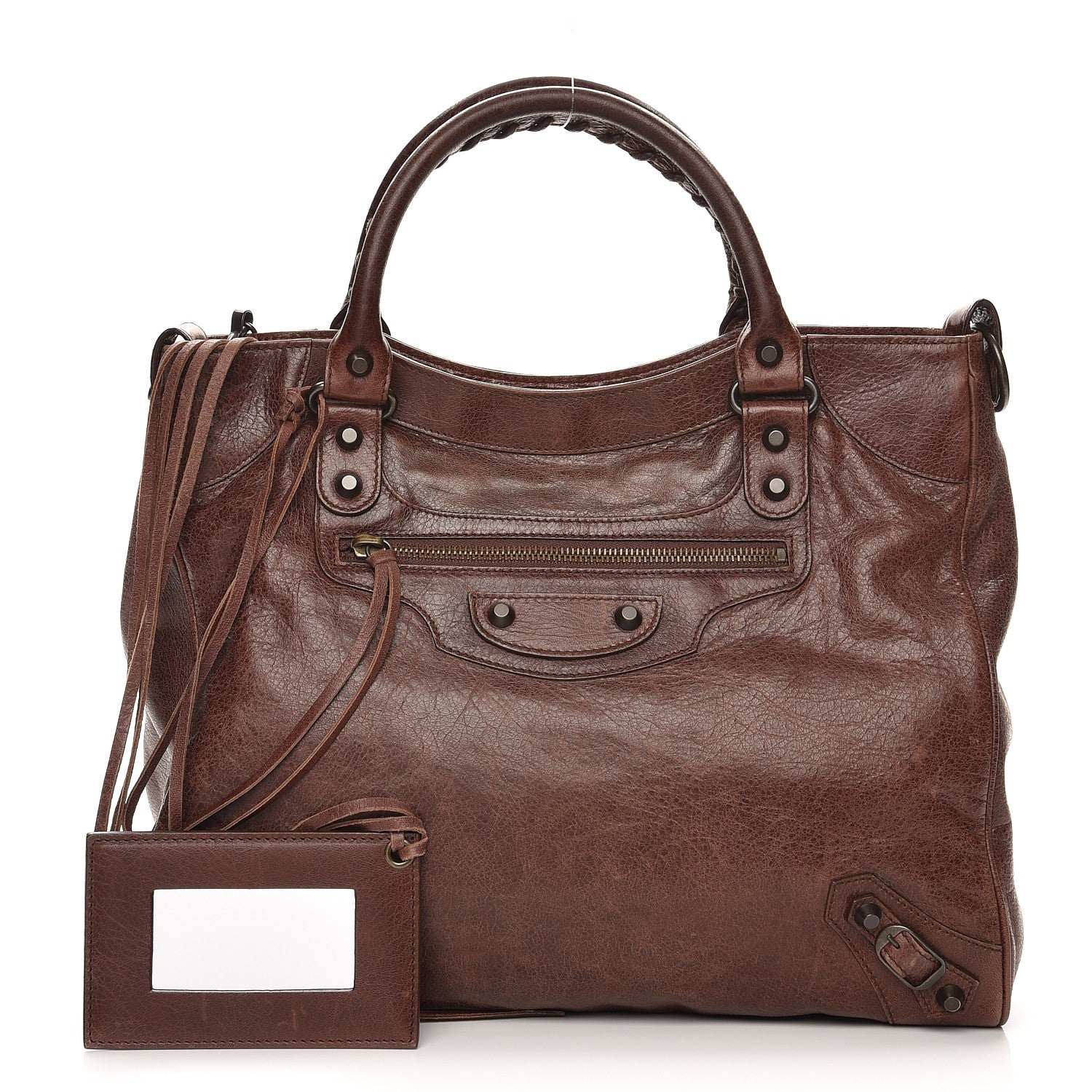Balenciaga Agneau Classic Hardware Velo Castagna 1 of 13