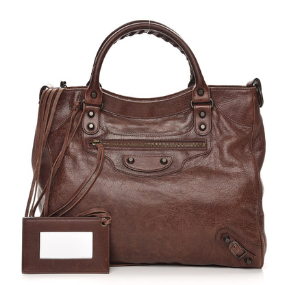 Balenciaga Agneau Classic Hardware Velo Castagna 1 of 13