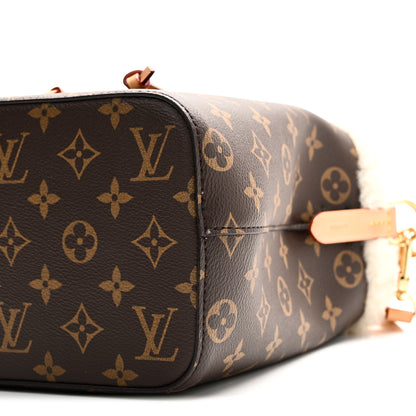 Louis Vuitton Monogram Shearling Cozygram Neonoe BB 10 of 10