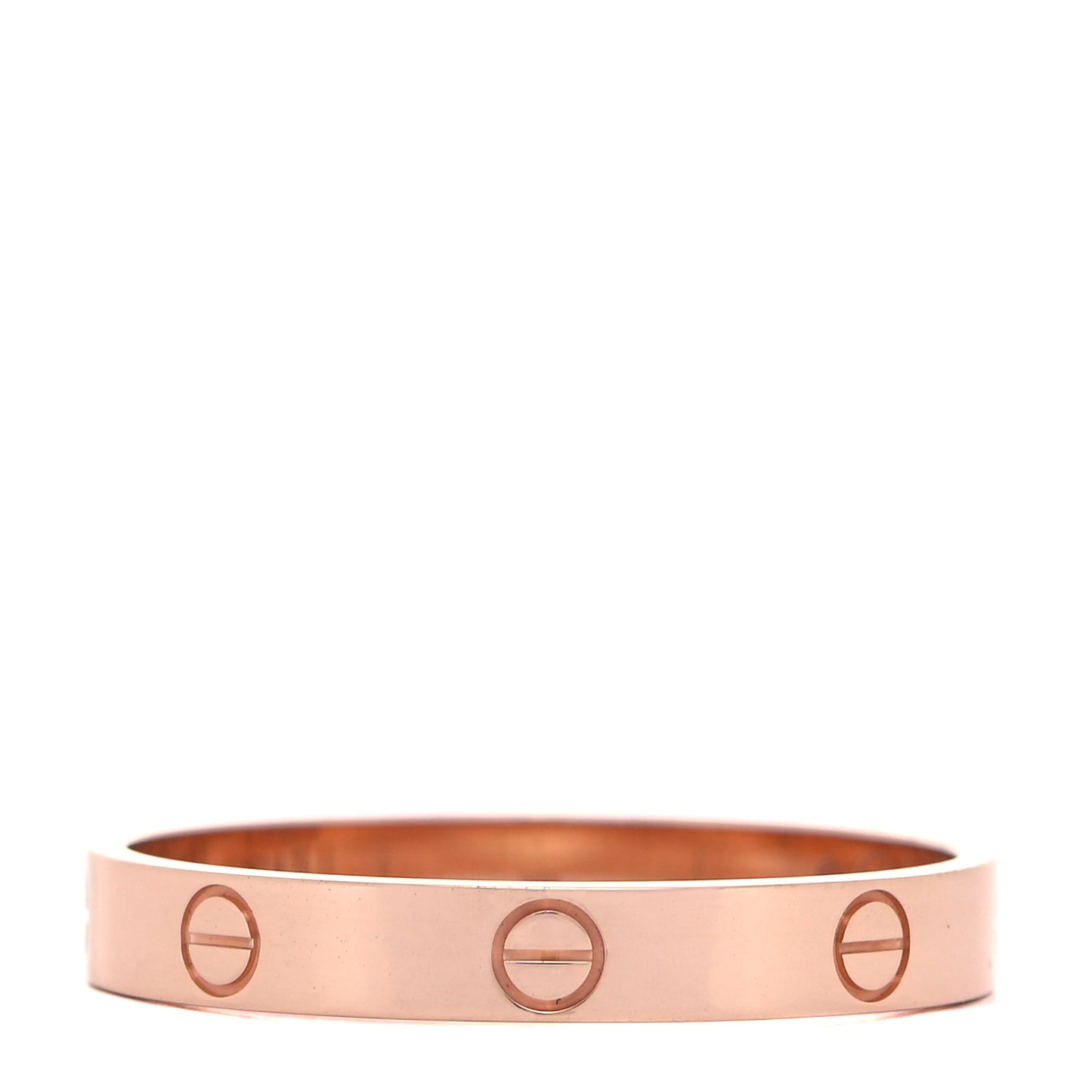 18K Pink Gold 3.5mm LOVE Wedding Band Ring 68 12.25