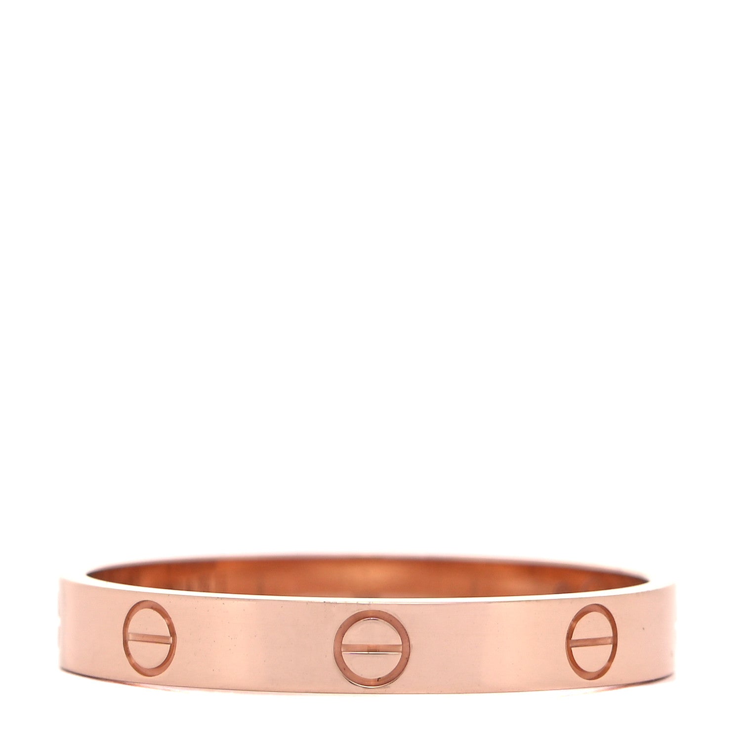 Cartier 18K Pink Gold 3.5mm LOVE Wedding Band Ring 68 12.25 3 of 4