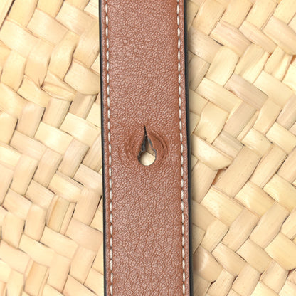 Loewe Raffia Small Basket Tote Bag Natural Tan 13 of 13