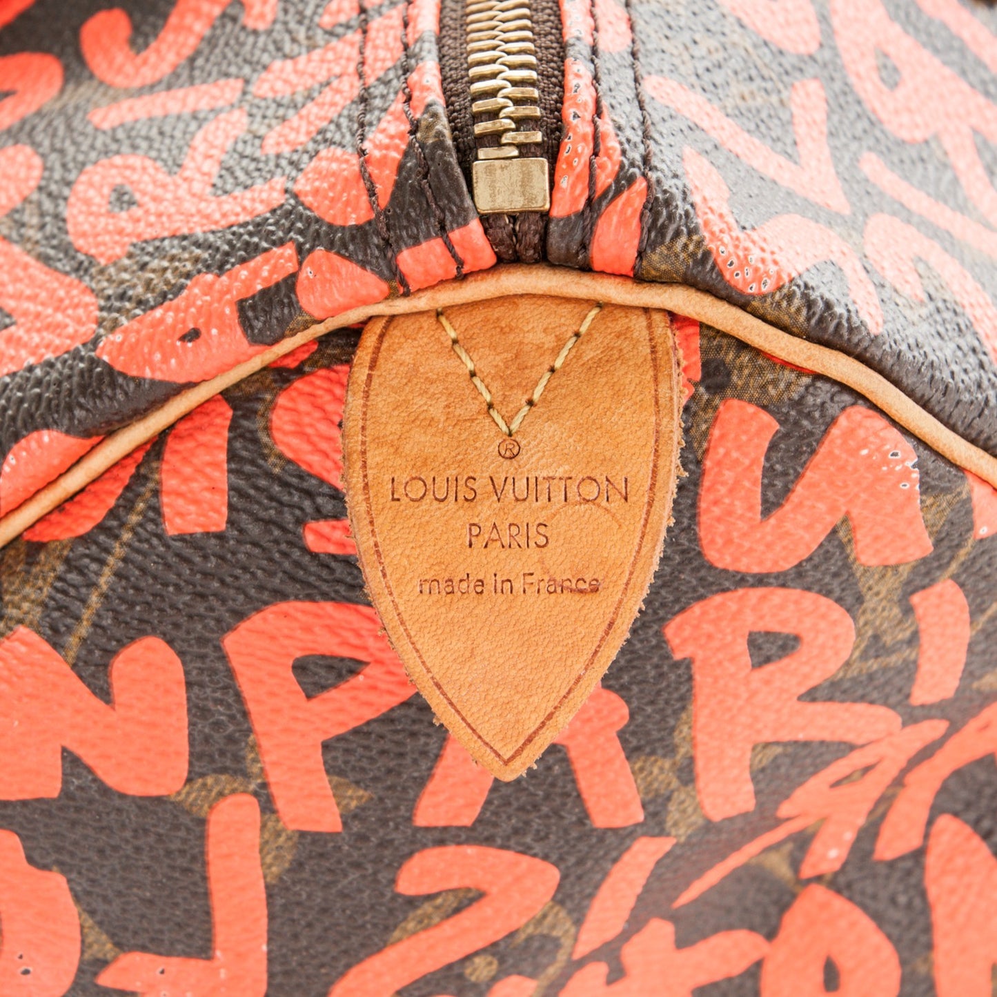 Monogram Graffiti Speedy 30 Orange