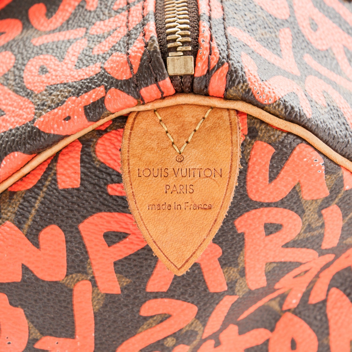 Louis Vuitton Monogram Graffiti Speedy 30 Orange 5 of 7