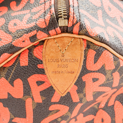 Louis Vuitton Monogram Graffiti Speedy 30 Orange 5 of 7