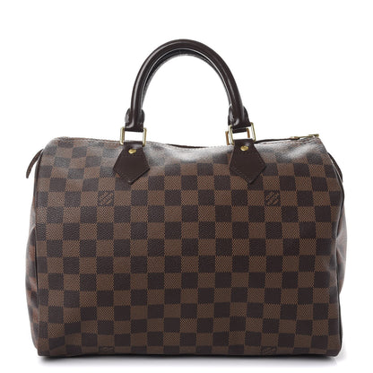 Louis Vuitton Damier Ebene Speedy 30 1 of 10